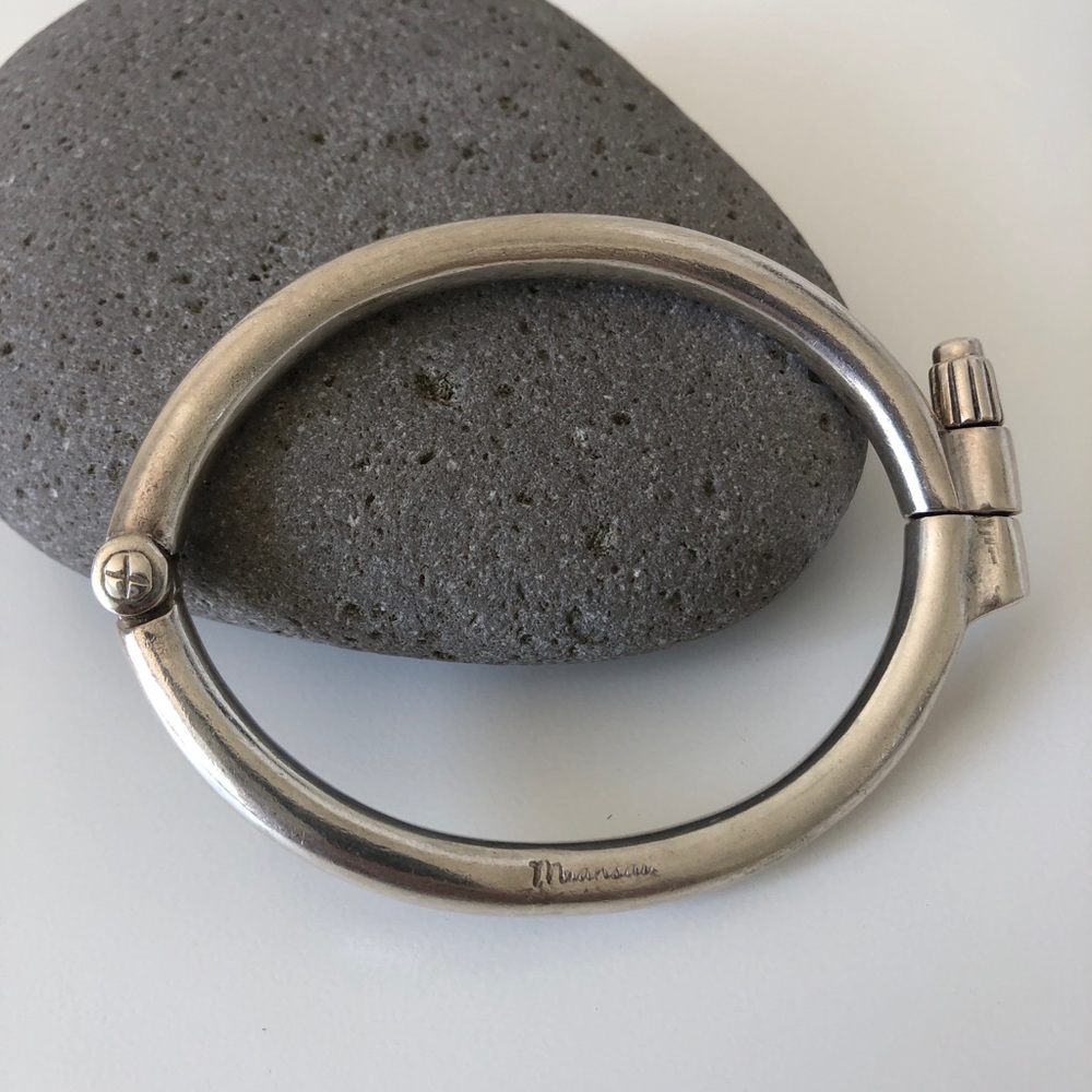 Sterling silver Miansai screw cuff bracelet